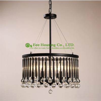 China Crystal chandeliers pendant lights retro suspended ceiling lighting interior residential led candle light ceiling Lamp for sale