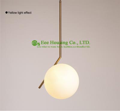 China Europe Style Lamp Glass Iron Material Lighting Pendant Light for sale