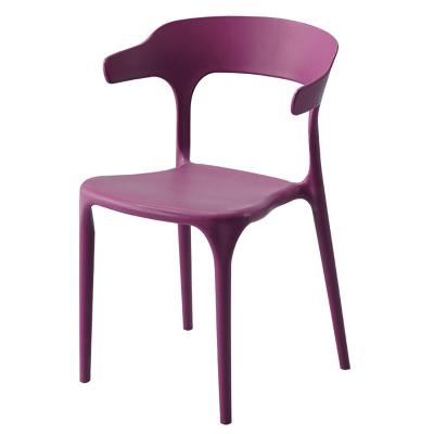 China 2022 Colorful Sillas Plastic Chair Modern Design Kitchen Restaurant Convertible Stackable Plastic Dining Chair for sale