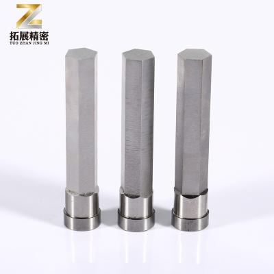 China Metal Material High Wear Resistance Metal Material Six Corner Hex Punch Pin for sale