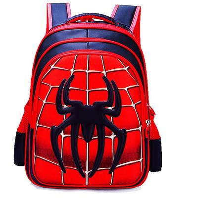 China Anti-theft manufacturers direct cartoon 3d bags for kids for 1-3-6 grade boys bag backpack spider-man series bag backpack for sale