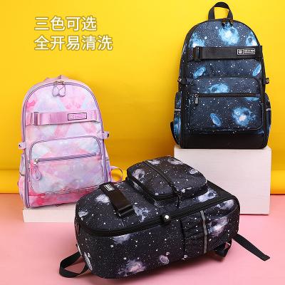 China Whole Sale Anti-theft Teenager School Bag Backpack Support With Trolley For Primary Secondary Student for sale