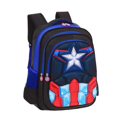 China Captain 2021 anti-theft Amazon America children's cartoon images EVA Backpack School Bag for sale