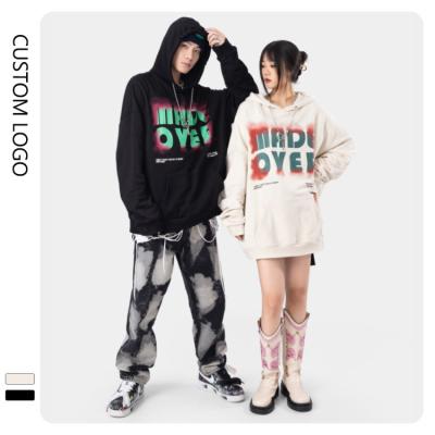 China Custom QUICK DRY unisex sweatsuit tops pullover autumn winter hoodies female 100% cotton pullover sweatshirt for sale