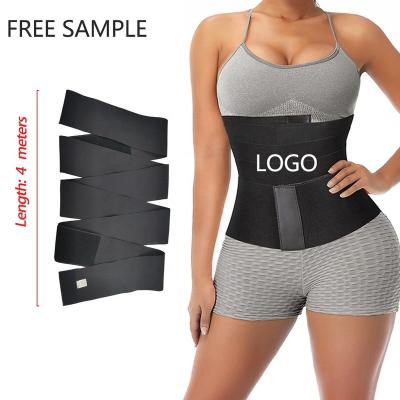 China Fashion Breathable Design Detachable Fitness Slimming Shaper Waist Wrap Waist Trainer for sale