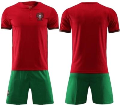 China High quality sets 2021 soccer kit set uniforms football soccer jersey SET for sale