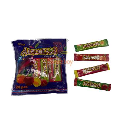 China China Natural Manufacture Professional Multicolor Fruit Bar Sweet Double Chewing Candy for sale