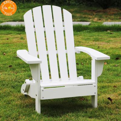 China EUROPEAN Outdoor Leisure White Color Kids Folding Adirondack Wood Chair for sale