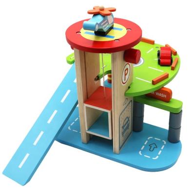 China 2018 Newest Children's Toys Popular Children's Wooden Parking Toy Children's Wooden Parking Toy for sale