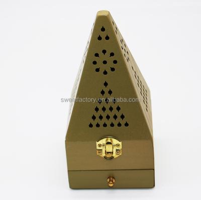 China Chinese Pyramid Censer Wooden Incense Holder Different Color for sale