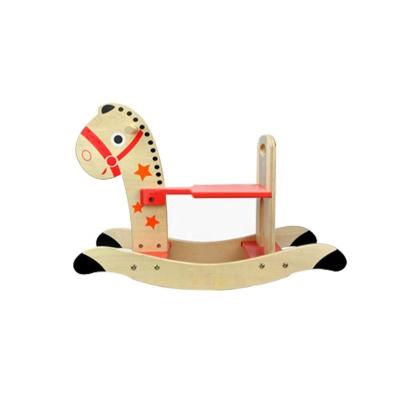 China Ride on Wooden Horse Kids Toy Baby Favorites Rocking Horse Wooden Rocking Horse Toy for sale