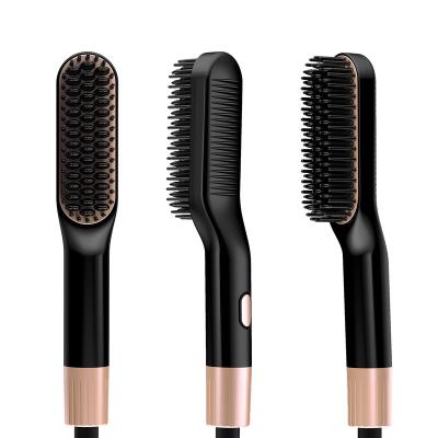 China Ceramic Electric Brush For Combs Barber Salon New Elements Hair Custom Straightener 3 Speed ​​Straightening Functional Type Hot for sale