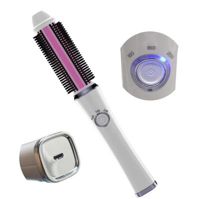 China Portable USB Ceramic Mini Hair Curler Cordless Rechargeable Anti-scald Comb Silica Gel Perm Does Not Hurt Your Hair for sale