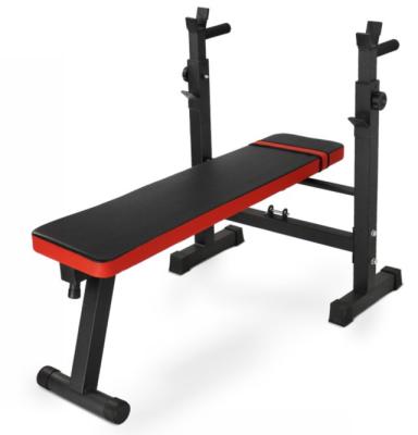 China Salon Factory Sale Folding Barbell Bench Weightlifting Bed Fitness Equipment Chair Indoor Barbell Rack for sale