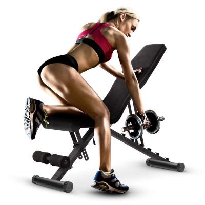 China Salon Factory Sale Sit Up Bench Adjustable Indoor Press Stools Fitness Equipment Foldable Dumbbell Chair for sale