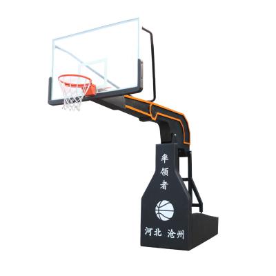 China Team Sports Superior Quality Movable Hydraulic Basketball Stand Basketball Training Equipment for sale