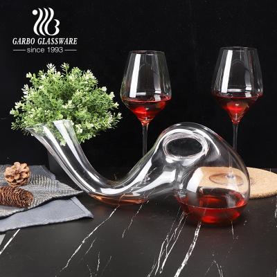 China Wholesale STOCKED Crystal Decanter Red Wine Glass Decanter With Camel Hole Modern Wine Decanters for sale