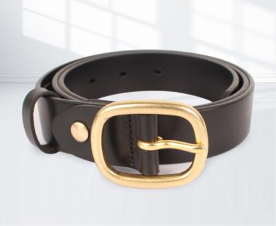 China Fashion Brand Top Designer Genuine Leather Belt Cowhide Wholesale Custom High Strength Belt Men's Genuine Leather Belt for sale