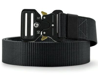 China High Strength Zinc Alloy Tactical Belt Nylon Belt Buckle Relentless Tactical Training Belt For Amry Used for sale