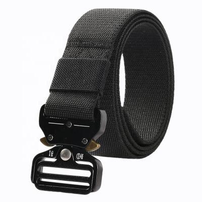 China High Strength Men's Stretch Tactical Nylon Belt Outdoor Sports Belt Elastic Belt Military Style Webbing Riggers for sale