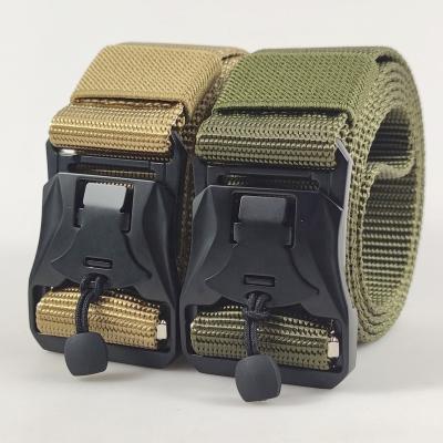 China High Strength Outdoor Nylon Belt Tactical Magnetic Buckle Nylon Belt for sale