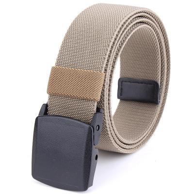 China Polyester Nylon Elastic Stretch High Strength Men's Web Belt Woven Tactical Belt for sale