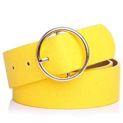 China Factory Price Eco - Friendly PU Belt Dressing Ladies Leather Dress Belt for sale