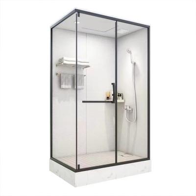 China Rectangular Prefab Bathroom Shower Integrated Sewage Treatment Plant for sale