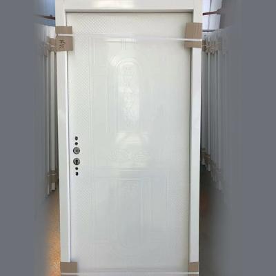 China Tempered Insulating Glass Steel Security Doors For Secure  Impact resistant for sale