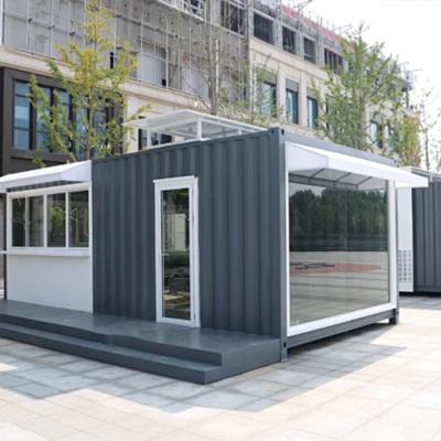 China Welding 20ft Expandable Container Home 30 Tons Volume 2000kg Load 5cm Thickness for sale