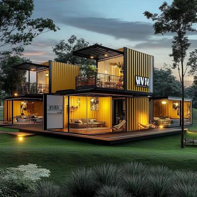 China Commercial Areas Creative Container Homes Mobile Models Diverse Shapes Good Stability for sale