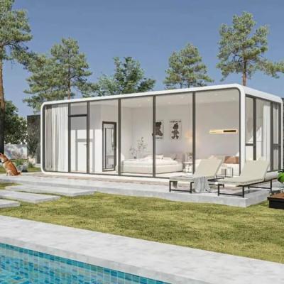 China Modern Design Style Corten Steel Fire Globe Modular Shipping Container Homes For Outdoor for sale