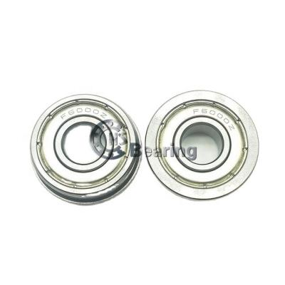 China Garment Shops Factory Outlet High Quality Flange Bearing Thrust F6000ZZ F6005ZZ Series Motorcycle Spare Parts OEM Bearing With Flange for sale