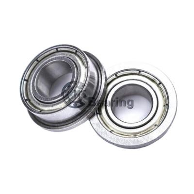 China Garment Shops Factory Outlet High Quality Flange Bearing MF117ZZ MF137ZZ Series Motorcycle Spare Parts Thrust Bearing OEM With Flange for sale