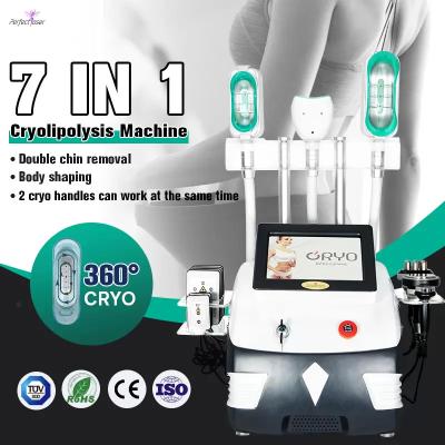 China RF Beauty Fat Burning Freeze Machine Kryo-Laser-Kavitation Kryolipolyse zu verkaufen