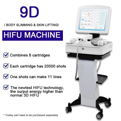 China 3D 4D 9D Ultra Therapie HIFU Schönheitsmaschine Gesicht Hals Lift Hautstraffung zu verkaufen