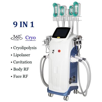 China Multifunctionele Cryolipolyse Afslankmachine 9 In 1 Cryo Coolsculpting Machine Te koop