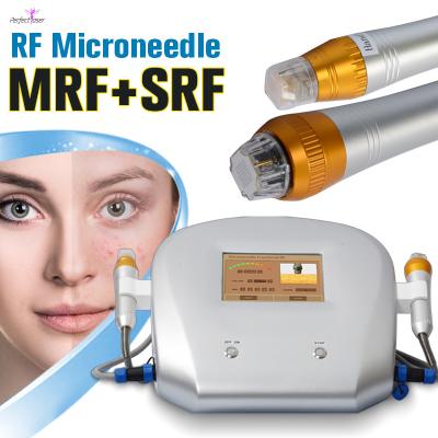 China Rejuvenecimiento fraccionario de la piel de la máquina de Microneedling del RF de dos manijas no aislado en venta