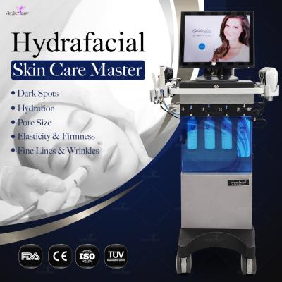 China Hautpflege RF H2O2 Hydrafacial Machine Ultraschall-Gesichtsreinigung Mikrodermabrasion zu verkaufen