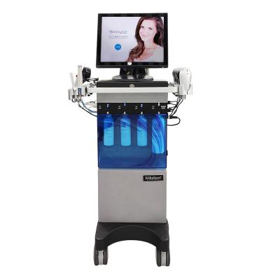 China Oxygeneo Hydrafacial Beauty Machine Dermabrasion Gesichts-Tiefenreinigungsmaschine zu verkaufen