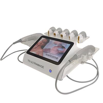 China Ultra 7D HIFU, das ehemaligen HIMFU-Face lifting-Falten-Abbau 2 IN 1 HIFU-Maschine hohe Intensitäts-Ultraschall-Maschine abnimmt zu verkaufen