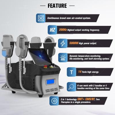 China 7 Tesla 3000W EMS Máquina para esculpir Pérdida de peso  Hiemt Body Sculpt Machine en venta