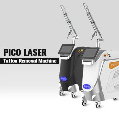 China 755nm  Pigment-Abbau der Picosekunden-Laser-Tätowierungs-Abbau-Maschinen-3000w zu verkaufen