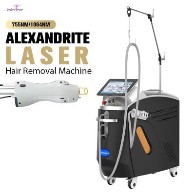 Cina Professional 4000W 10-100MS Cristallo Pulsatore di Alexandrite Laser depilazione con TEC raffreddamento per salone in vendita