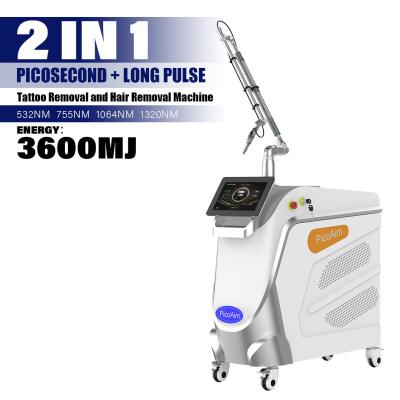 China 532nm 755nm Pico Tattooentfernungsmaschine 1064nm Pikosekundenlaser-Schönheitsausrüstung zu verkaufen