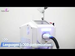 Quality Picosecond Laser ND YAG Machine Picolaser Tattoo Removal 4 Wavelengths 5 Probes