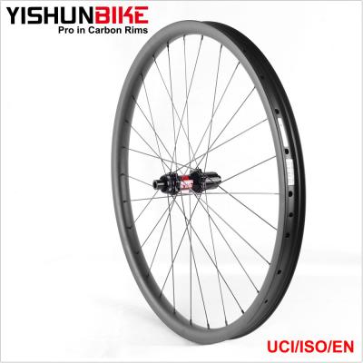 China Cross Country (XC) 2017 YISHUN 29er MTB Bicycle Offset ASD 1367g XC 240 Swiss Hub Carbon Fiber Mountain Bike Chinese Best Steep Wheels 240S-29-30S for sale