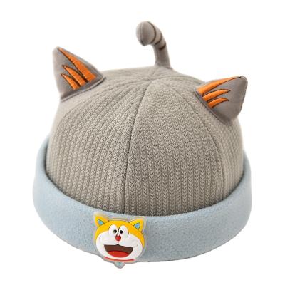 China Imitate Adorable Baby Animal Skullcaps Spring Autumn Winter Skullcaps Kids Cute Style Animal Jacquard Covers Ears And Horns Kids Funny Hats for sale