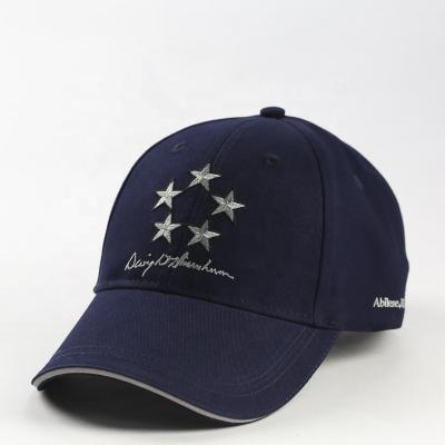 China JOINT Eisenhower Presidential Library Sandwich Brim Style Promotion Gift High Quality Custom Hats USA Gifts And Souvenir Baseball Caps for sale