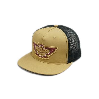 China High Quality Trucker Mesh Cap Mesh Back Embroidery Patch Snapback Hat Custom Logo Blank COMMON 5 Panel for sale